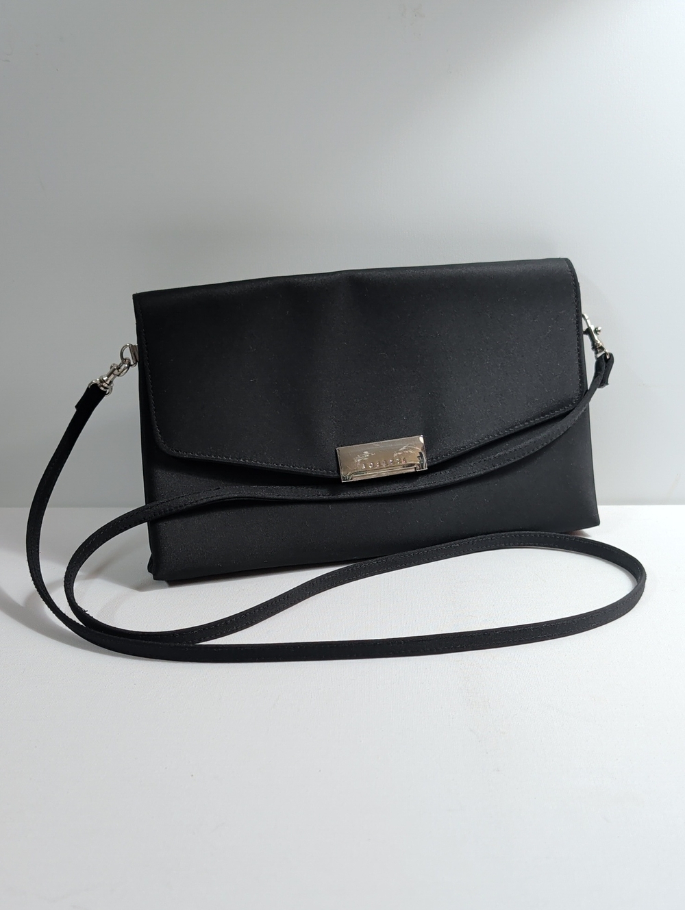 NWOT Rosetti Black Envelope Crossbody Clutch Bag
